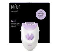 Braun Silk-épil 3 3-000 Depiladora de Pinzas con Luz Integrada y Cabezal para Masaje