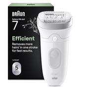 Braun Silk·épil 7 Depiladora Eléctrica Mujer, 7-011, Plata