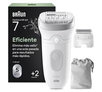 Braun Silk·épil 7 Depiladora Eléctrica Mujer, 7-030, Plata