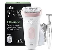 Braun silk·épil 7 depiladora eléctrica mujer, 7-210, blanco/flamenc
