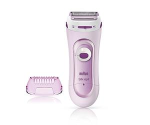 Braun Silk-épil Lady Shaver 5-100 2 en 1 - Maquinilla de afeitar eléctrica para mujer, color rosa