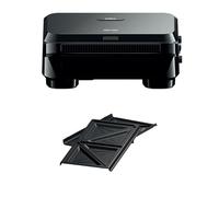 Braun SnackMaker 5 SM5000, Sandwichera con Placas de Sándwich Removibles, de Aluminio Fundido, Placas Lavables en Lavavajillas, 800W, Negro