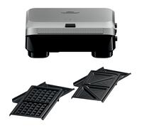 Braun SnackMaker 5 SM5005 - Tostadora para sándwich y gofres, gofres con placas de aluminio fundido a presión, placas extraíbles y bandeja recolectora para lavavajillas, 800 W,