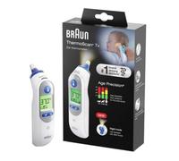 Braun IRT6525 termómetro digital Termómetro de contacto Blanco Oído Botones