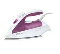 Braun TS320C plancha Plancha vapor-seco Suela de cerámica 1700 W Púrpura, Blanco