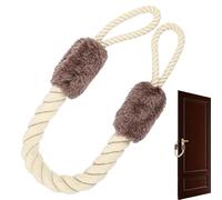 Braun Türkordel Klemmschutz,Klemmschutz für Türen,Türstopper Klinke,Türklinken Stopper,Türstopper Klinke Baumwolle,Türklinke Türkordeln,Türkordeln Einklemmschutz,automatische Türklemmschutz