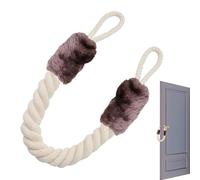 Braun Türkordel Klemmschutz,Türstopper Klinke,Multifunktion Tütschnüre,Türklinken Stopper,Türklemmschutz,Klemmschutz für Türen,Einklemmschutzleiste,für Haustier Und Kinder Fingerklemmschutz Seil