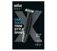 Braun XT5100 Negro-Plata Afeitadora Corporal Recargable Con 5 Peines