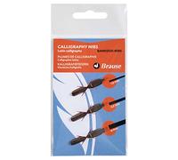 Brause 16500B - Une pochette de 3 plumes calligraphie Bandzug (1,5 mm, 2,5 mm et 4 mm)