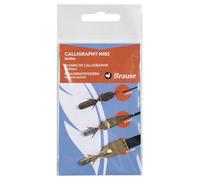 Brause 16508B - Pack de 3 puntas de caligrafía para escritura gótica (Bandzug 1 mm, Speedball 2 mm y Plakat 10 mm)