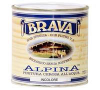 Brava ali7 Alpina acabado cerosa para madera al agua, incoloro, 750 ml