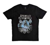 Bravado Avenged Sevenfold Recurring Nightmare - Camiseta de Grupos de música de Manga Corta, Color Negro, Talla Medium