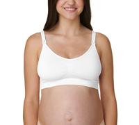 Bravado! Basics - Brasier de Maternidad cómodo para Mujer y Brasier de Lactancia Ajustable, sin Costuras, S-XXL, Blanco, Large