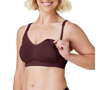 Bravado Designs Body Silk - Brasier de lactancia sin costuras para lactancia, brasier de maternidad sin varillas, Cherry - Tela sostenible, Large