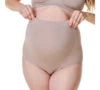 Bravado Designs Bragas de maternidad, ropa interior de embarazo sin costuras de cintura alta para mujer, arena, XXL