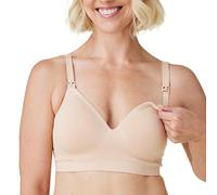 Bravado Designs Sostén sostenible de maternidad y lactancia para lactancia materna, sin costuras, sin costuras, cuello en V, copas B a G, Buterscotch - Tela sostenible, L