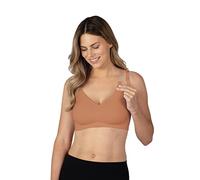 Bravado Designs Sujetador de maternidad y lactancia, sin costuras, doble capa, sin varillas, ajustable para lactancia, S - XXL, Canela/Escapada nocturna, Medium