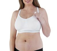 Bravado! Designs Women’s Original Maternity & Nursing Sleep Bra, White, L-Full Cup Sujetador, Mujer