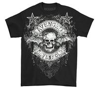 Bravado International Group - Camiseta - Hombre de Color Negro de Talla Large - Avenged Sevenfold - Uomo Stars Flourish (Camiseta) in Nero, Size: Large, Color:.