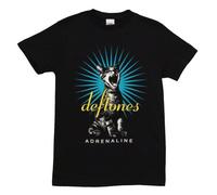 Bravado International Group - Camiseta - Hombre de Color Negro de Talla Large - Deftones - Adrenaline Cat Uomo (Camiseta) In Nero, Size: Large, Color: Nero