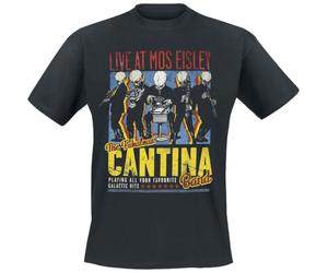Bravado Star Wars-The Fabulous Cantina Band Camiseta, Negro, Small para Hombre