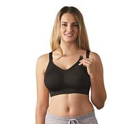 Bravado! Sujetador de lactancia sin costuras 1401, Negro, M