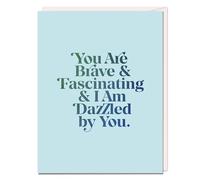 Brave & Fascinating Card (Elizabeth Gilbert for Em & Friends Greeting Cards)