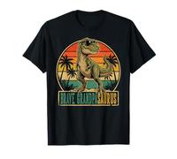 Brave Grandpa Saurus Vintage T-Rex Dinosaurio Día del Padre Camiseta