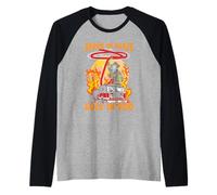 Brave in Blaze Bold in Boo Trick Or Treat Bombero Camiseta Manga Raglan