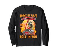 Brave in Blaze Bold in Boo Trick Or Treat Bombero Manga Larga