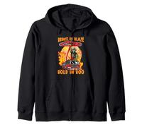 Brave in Blaze Bold in Boo Trick Or Treat Bombero Sudadera con Capucha