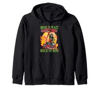 Brave in Blaze Bold in Boo Trick Or Treat Bombero Sudadera con Capucha