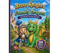 Brave Knights and Friendly Dragons: A Storybook Coloring Adventure (Delightful Joy Coloring)