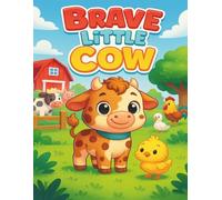 Brave Little Cow: A Fun Story & Coloring Adventure for Kids Ages 2-8 | Cute Farm Animals, Easy Designs, and Creative Learning Through Play