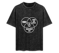Brave New World Fahrenheit 451 Conspiracy T-Shirt Black L