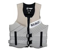 BRAVE SPORTS Chaleco Ayuda a la Flotabilidad Drift Sand 50N Certificado Adultos - Moto de Agua, Kayak y Paddle Surf - Neopreno SBR + EPE - Cremallera, Cintas y Anilla D - Talla 2XL-3XL