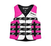 BRAVE SPORTS Chaleco Ayuda a la Flotabilidad Miami Wave 50N Certificado Adultos - Apto Kayak, Moto de Agua y Deportes Acuáticos - Nylon Resistente + PVC - 4 Cintas - Talla L
