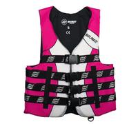 BRAVE SPORTS Chaleco Ayuda a la Flotabilidad Miami Wave 50N Certificado Adultos - Apto Kayak, Moto de Agua y Deportes Acuáticos - Nylon Resistente + PVC - 4 Cintas - Talla 2XL
