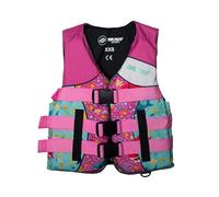 BRAVE SPORTS Chaleco Ayuda a la Flotabilidad Niños 50N Certificado - Flotador Infantil Playa, Piscina, Kayak y Barco - Nylon Resistente + PVC - 3 Cintas