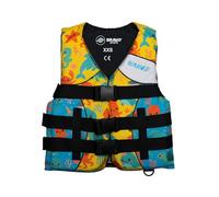 BRAVE SPORTS Chaleco Ayuda a la Flotabilidad Niños 50N Certificado - Flotador Infantil Playa, Piscina, Kayak y Barco - Nylon Resistente + PVC - 3 Cintas