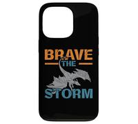 Brave The Storm Flying Beast Myth Dragon Whisperer Carcasa para iPhone 13 Pro