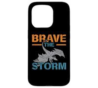 Brave The Storm Flying Beast Myth Dragon Whisperer Carcasa para iPhone 15 Pro
