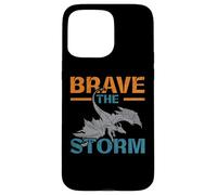 Brave The Storm Flying Beast Myth Dragon Whisperer Carcasa para iPhone 15 Pro MAX