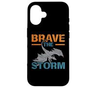 Brave The Storm Flying Beast Myth Dragon Whisperer Carcasa para iPhone 16