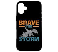 Brave The Storm Flying Beast Myth Dragon Whisperer Carcasa para iPhone 16 Plus