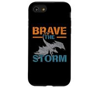 Brave The Storm Flying Beast Myth Dragon Whisperer Carcasa para iPhone SE (2020) / 7/8
