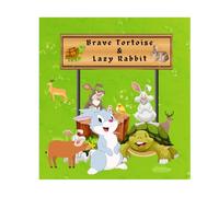 brave tortoise and the lazy rabbit: slow and steady wins the race