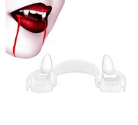 BRAVECOW Un juego de dientes de vampiro, dientes de vampiro para enganchar, dientes de vampiro retráctiles, dientes de vampiro, dientes de vampiro para niños y adultos para cosplay, fiesta de