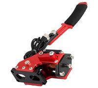 bravedog Sensor universal de 64 bits Hall USB con abrazadera PC sistema Windows para juego de carreras Sim para LGT G25 G27 G29 T500 T300 (rojo)