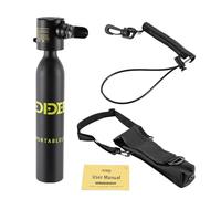 BraveeFly Botella de oxígeno de 0,5 L, equipo de buceo portátil, tanque de buceo, tanque de buceo pequeño, soporte para 5-10 mins, respiración submarina para práctica de buceo o como botella de aire